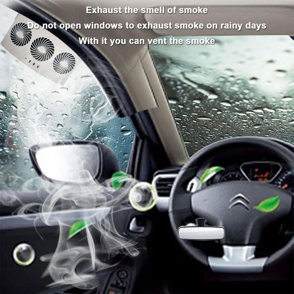 Durable Solar Car Exhaust Fan Energy-saving Embedded Cooling System Efficient Solar Powered Car Ventilator Auto Air Vent