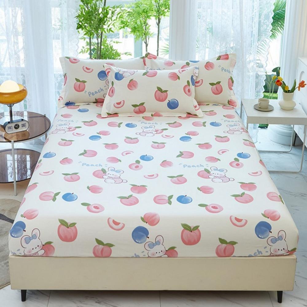 

Хлопковый матрас цельный хлопок покрывало 1,8 метра противоскользящий матрас чехол на матрас кроватка коричневый матрас полностью закрытый защитный чехол 48 * 74cm Cotton Pillowcase Pair