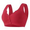 2026 Year of the Horse Zodiac Red Seamless Front Closure Bra & Briefs Plus Size Lingerie Set