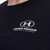 Under Armour Loose Training Sports T-Shirt Women Tops Black 1363206-001