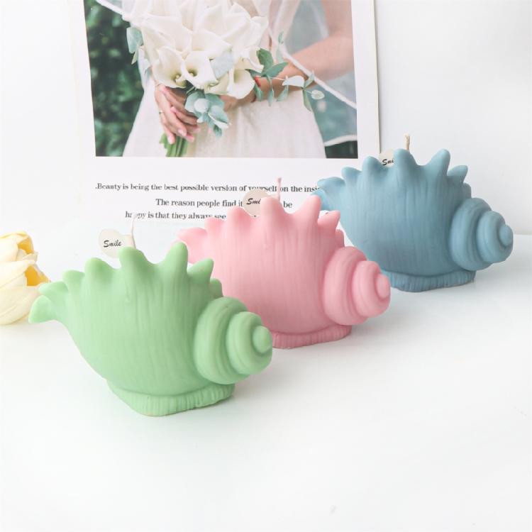Conch Shaped Candle Mold for DIY Candle Soap Plasters Chocolate Home Decor