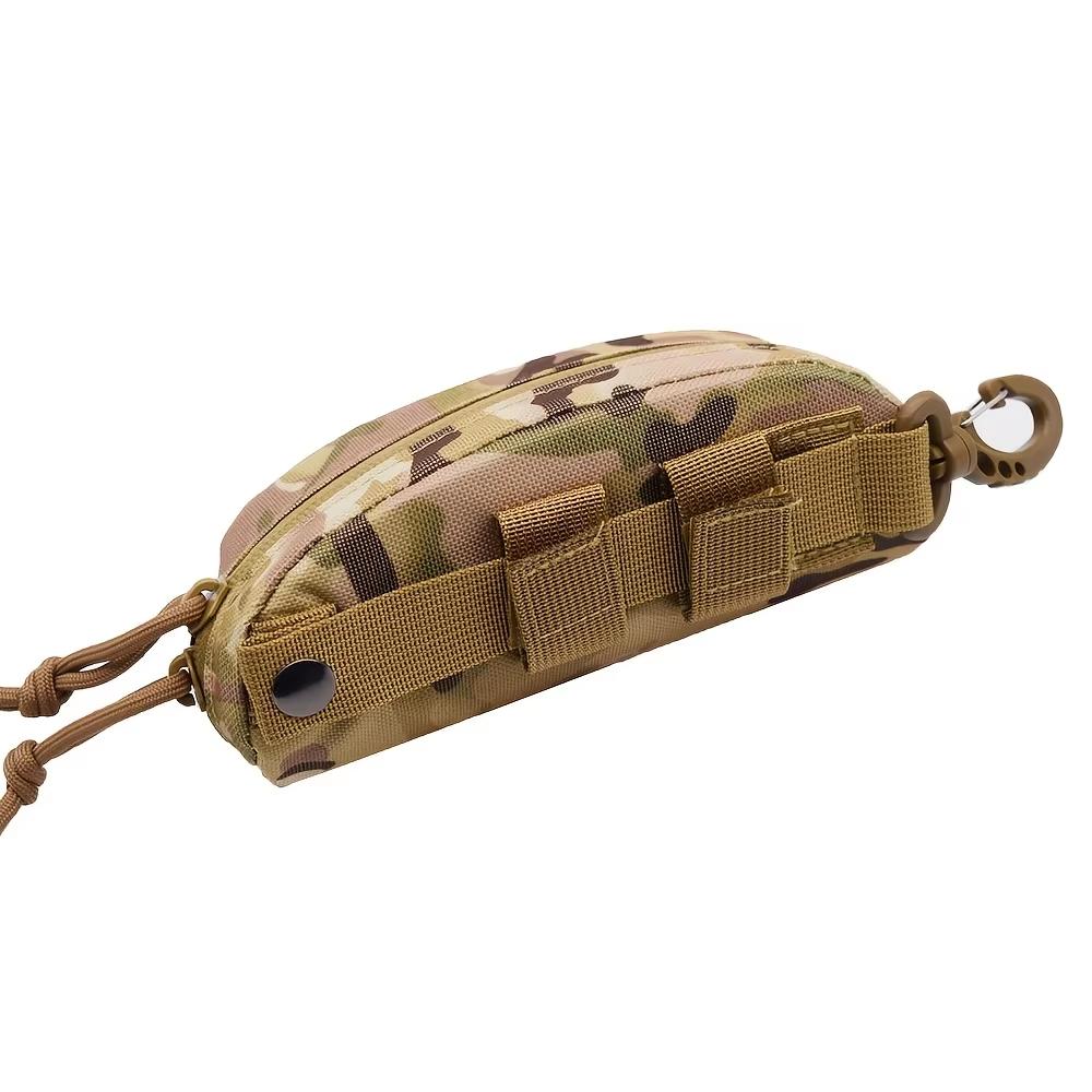 

Fashion Glasses Case for Outdoor Lovers - Durable polyester, black, suitable for hunting and fishing
