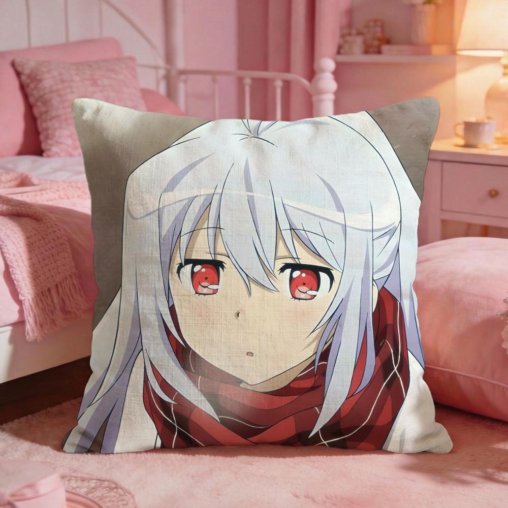 Plastic Memories Anime Cushion Cover Premium Comfort Reversible Pillow Cove Two In One Design For Any Room  Car Interior