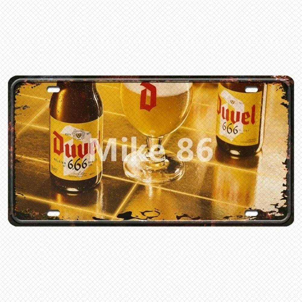 Ölplåtskylt Vintage Väggdekor 15x30cm