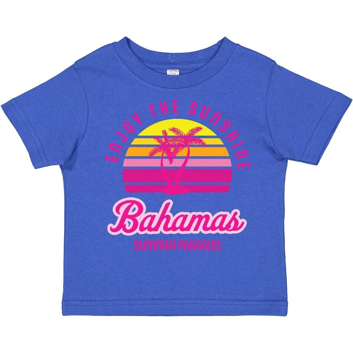 Inktastic Enjoy The Sunshine Bahamas Summer Paradise Toddler T-Shirt Palm Trees 130