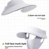 Ultra-light Full Face Cover Ice Silk Material Sunscreen Hat Mask New Sun Cap and Mask  for Outdoors