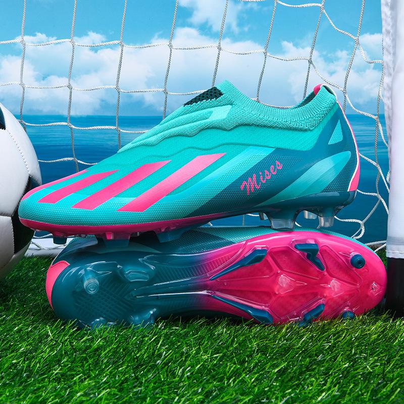 New Grass Large Size Adult Men'S And Women'S Football Shoes Youth Ag Spikes Grass Football Shoes