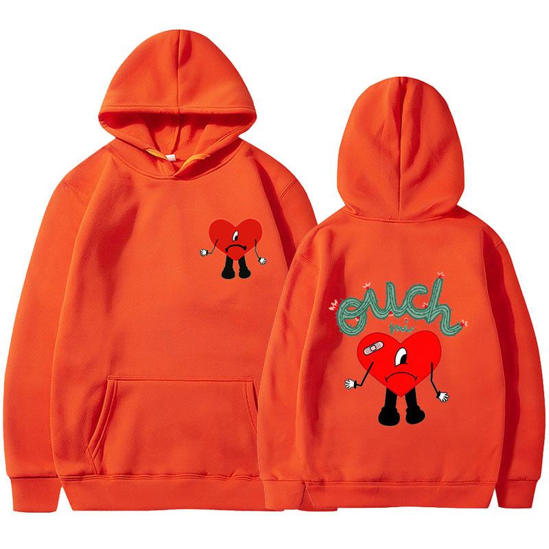 2025 new product un verano sin ti bad bunny anime fashion men's casual hooded sweater