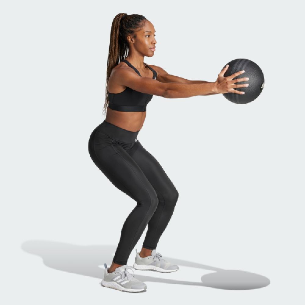 Adidas Powerreact Training Medium Support Zip Bra Ix4939