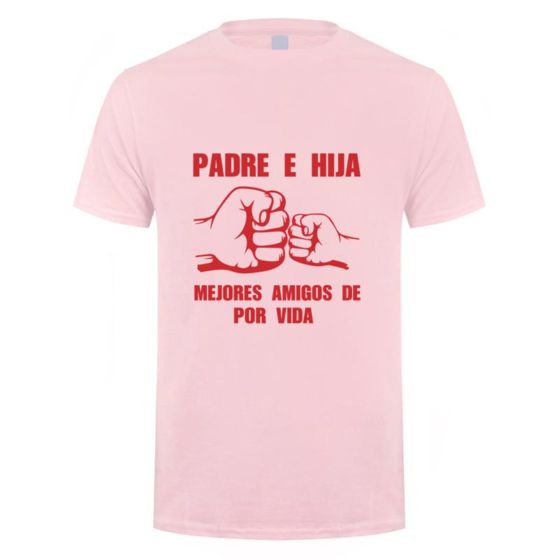 

Spanish Daddy And Daughter Fathers Day Dad Gift Funny T Shirt Men Short Sleeve T-Shirts Man Tshirt JL-142 4XL