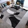 Fashionable Stylish Geometric Lines Washable Modern 3D Printing Carpet Mat Living Room Bedroom Toilets Rugs Area Rug