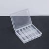 12 Grids Transparent Empty Nail Foils Storage Box Plastic Jewelry Beads Gems  False Nail Art Tips Box Case Organizer