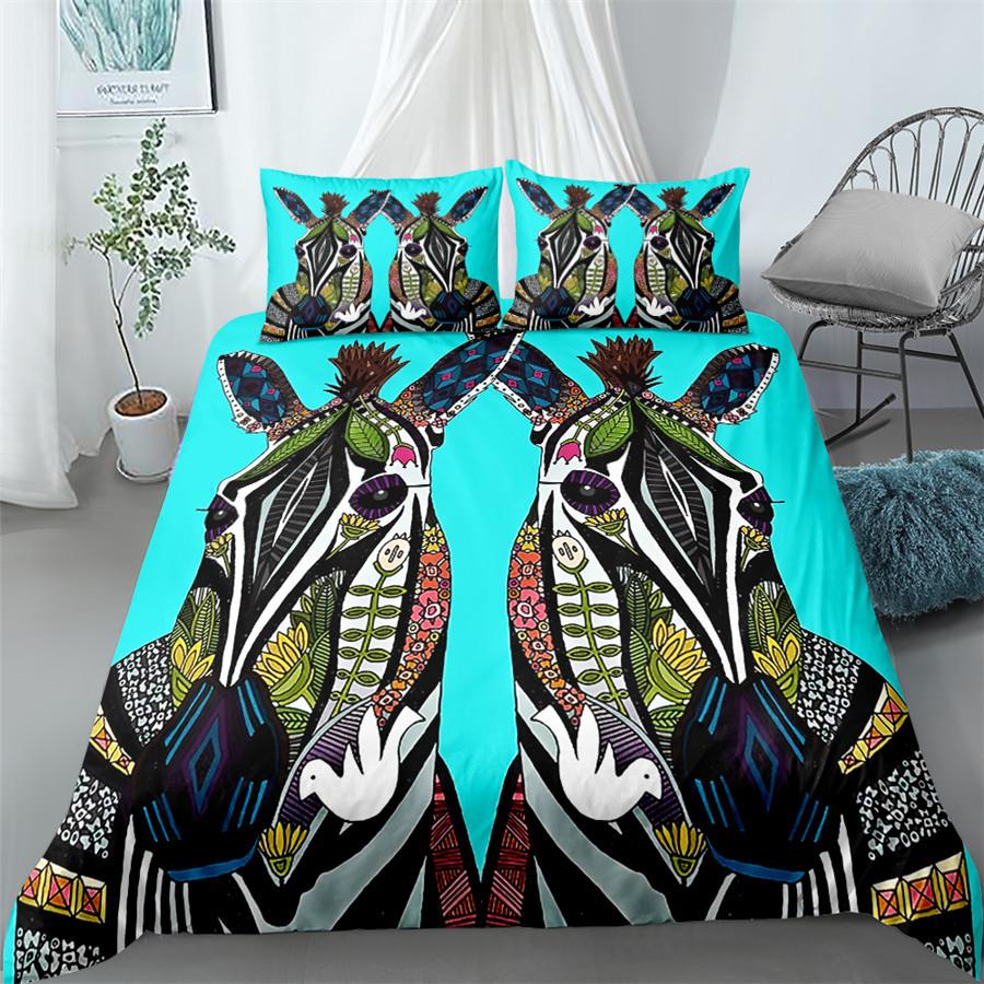 Handdraw Turtles Duvet Cover Set King Queen Double Full Twin Single Size Bed Linen Set