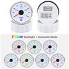 Waterproof 7 Color Backlight 52mm Fuel Level Gauge 240-33ohm Fuel Level Sensor 100~550mm for Car Marina Boat Yacht 12V24V