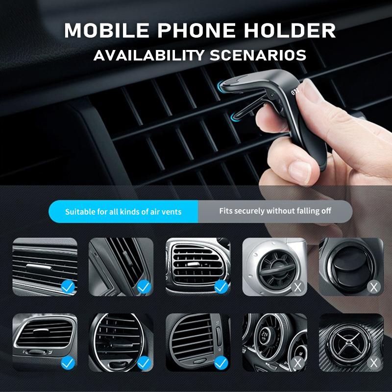 Emblems Magnetic Car Phone Holder Magnet Air Vent Cell Phone Stand For Volkswagen VW Passat B5 B5.5 2000- 2007 2008 2009 2010 To zf7