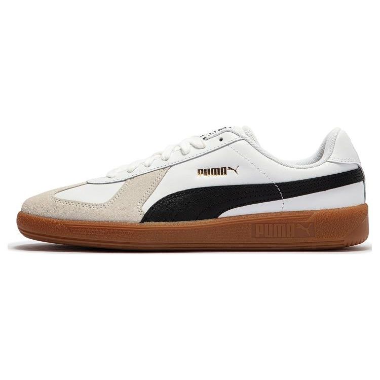 Puma Army Trainer Casual Versatile Low-Top Sneakers Unisex Sneakers White Black 398280-01