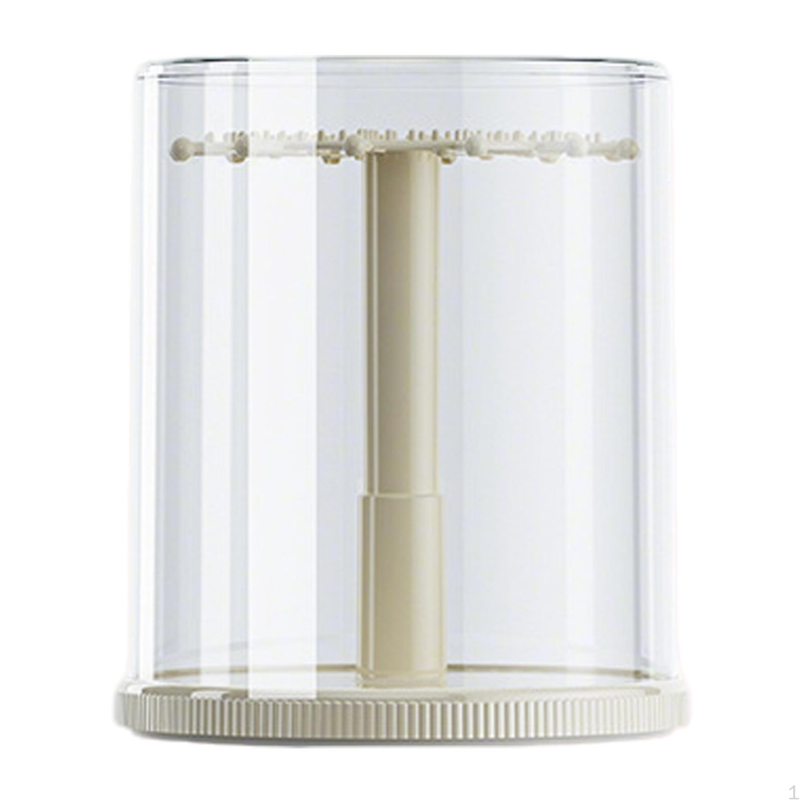 

Вращающаяся на 360 градусов витрина для кукол и коллекционных предметов Cream White