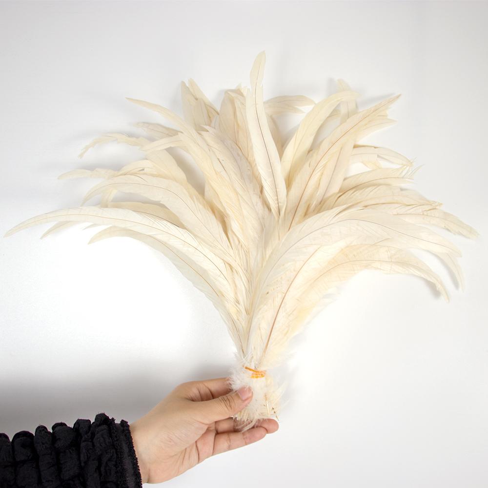 50/100 Stück 25-30cm Hahnenfeder Hochzeitsbasteln DIY Naturfeder Handarbeit Party Feder Karneval Kopfschmuck Dekoration