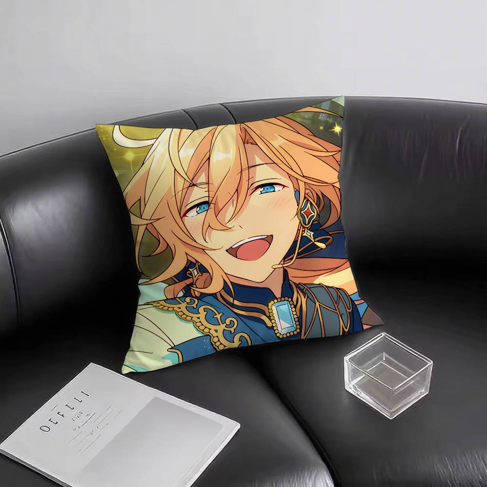 1pc Eichi Tenshouin Pillow Case Fashion Square Pillowcase Bedroom Sofa Room Ins Decoration Leisure