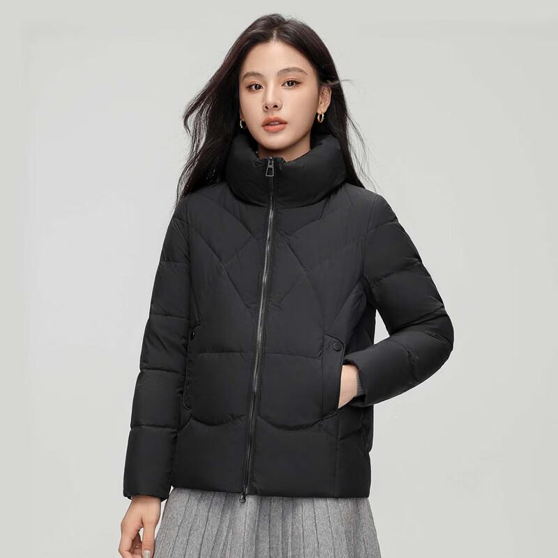 SNOWFLYING Women s 2025 Short Stand Collar Down Jacket 2XL