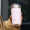 TYESO 550/710ML Portable Insulated Tumbler with Straw 304 Stainless Steel Vaccum Matte Ice Coffee Tumbler for Outdoor Car Travel