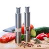 Manual Salt Pepper Grinder Stainless Steel Kitchen Manual Thumb Grinder Sauce Milling Stick for Black Pepper, Sea Salt, Spice