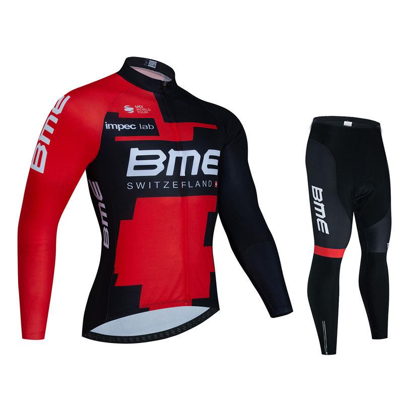 Bmcing Pro 2026 Summer Team Autumn Long Sleeve Cycling Jersey Set Ropa Ciclismo Men Bicycle Clothing MTB Bike Sprotswear Uniform