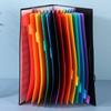 12 Pocket Expandable File Folder Letter Size Document Organiser Expanding File Organiser Sorting Folder Elastic Closure