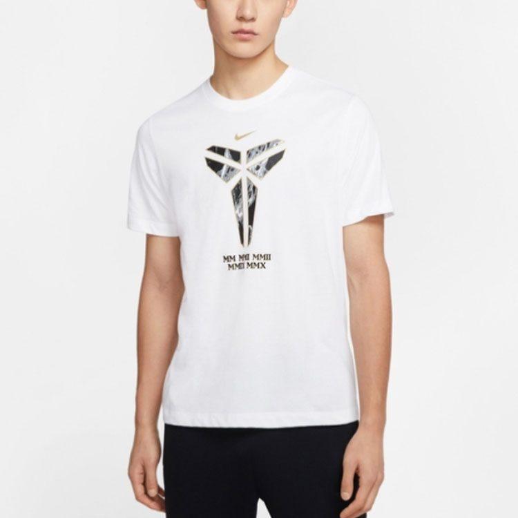 Nike T Shirts Men's White Crew Neck Moderate CD1327-100