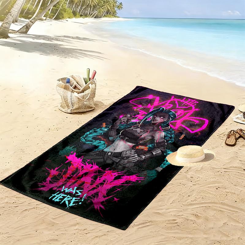 Fantasy Warriors Unite beach towel beach Beach towel for vacation photos seaside Outdoor pool towel Absorbent bath towel Fashion Comfort