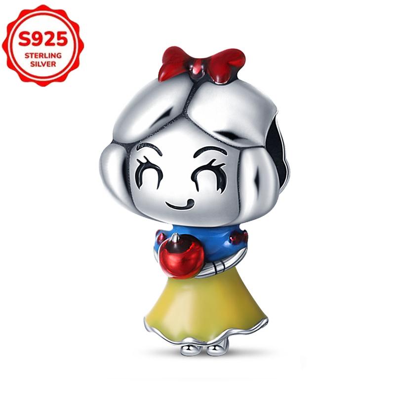 Squirrel Chip Dale Copper Witch Villians Princess Charm Bead For Women Original Bracelet Diy Jewelry Pendant Gift