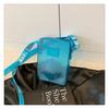 Exquisite mini bag, high-end mobile phone bag, casual and versatile fashion transparent matte women's shoulder bag