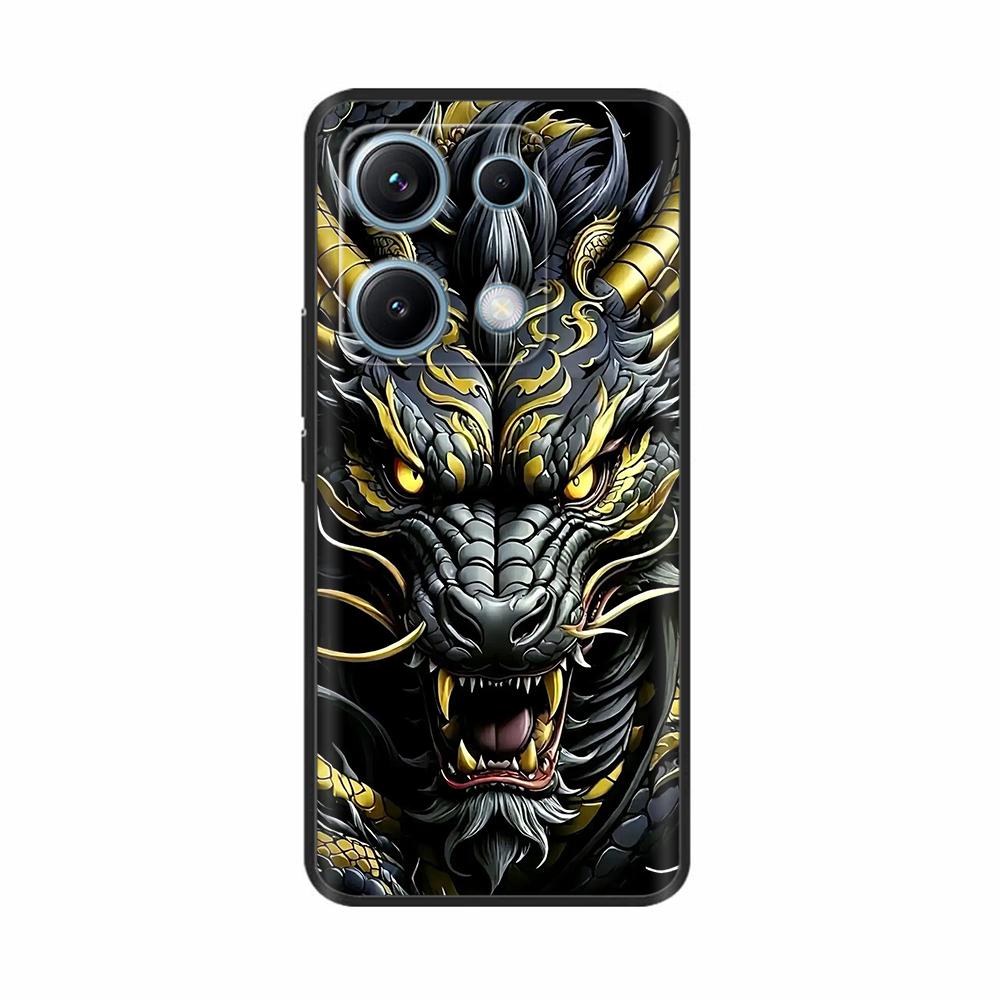 Xiaomi Redmi Note 14s Kılıfı Note14s Çiçekli Telefon Kılıfı Yumuşak İnce TPU Silikon Hafif Kapak Xiaomi Redmi Note 14s İçin