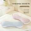 Buckwheat Cervical Pillow: Round Neck Support for Girls, Cylindrical Design, Arc-Shaped for Comfort.