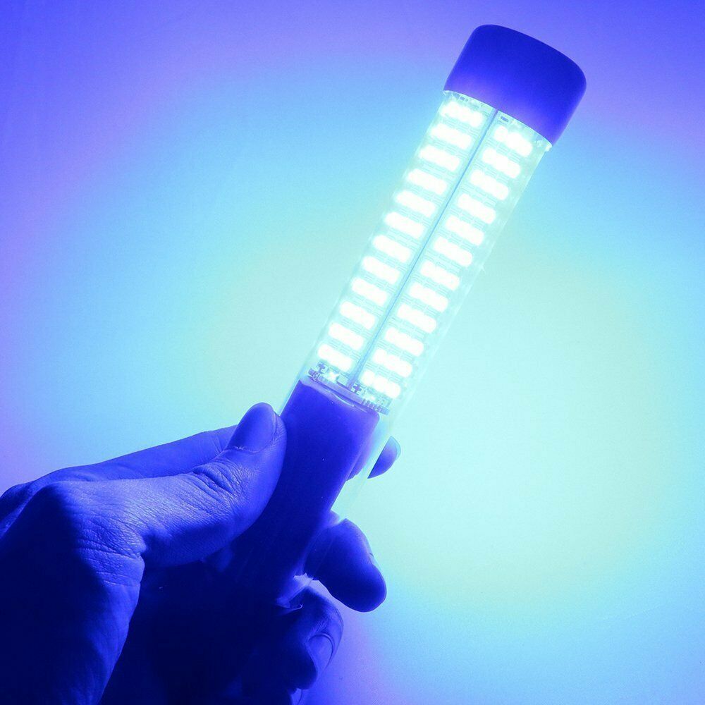 

180 светодиодов Водонепроницаемый 1300 лм 12 В Светодиодный погружной рыболовный ночной свет Подводная лампа для поиска рыбы Приманка Синий Зеленый свет