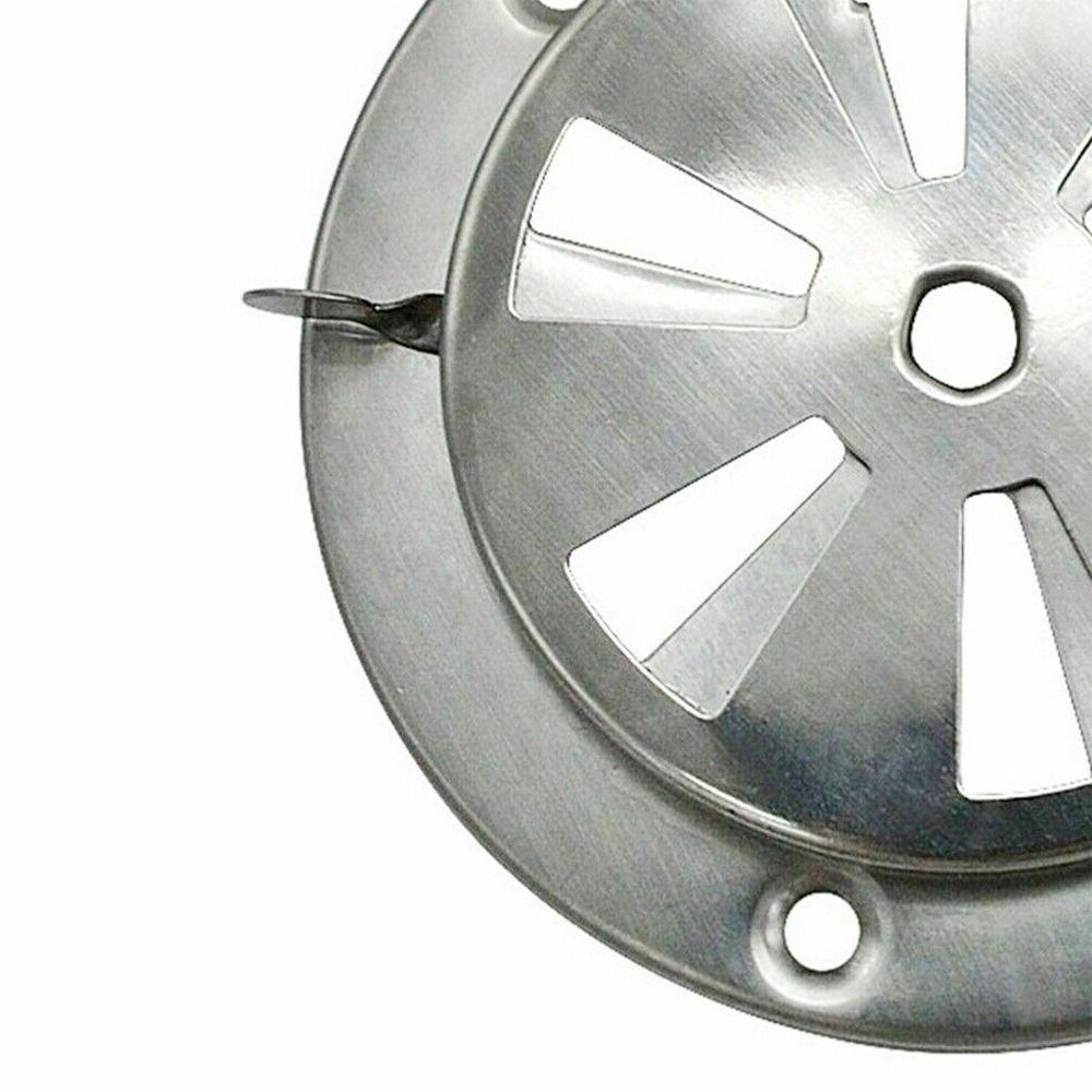 1Pcs Stainless Steel Smoker Air Vent Damper Silver Stove Air Vent  for Oven Test Chamber