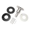 22mm Thru Hull Exhaust Skin Fitting Socket 316 Stainless Steel Tube Pipe Socket for Yachts Ship Diesel Heater Vents