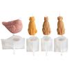 Silicone Craft Supplies Handmade Soap Mold Resin Crafting Mold Animal Shape Silicone Candle Molds Candle Making Molds