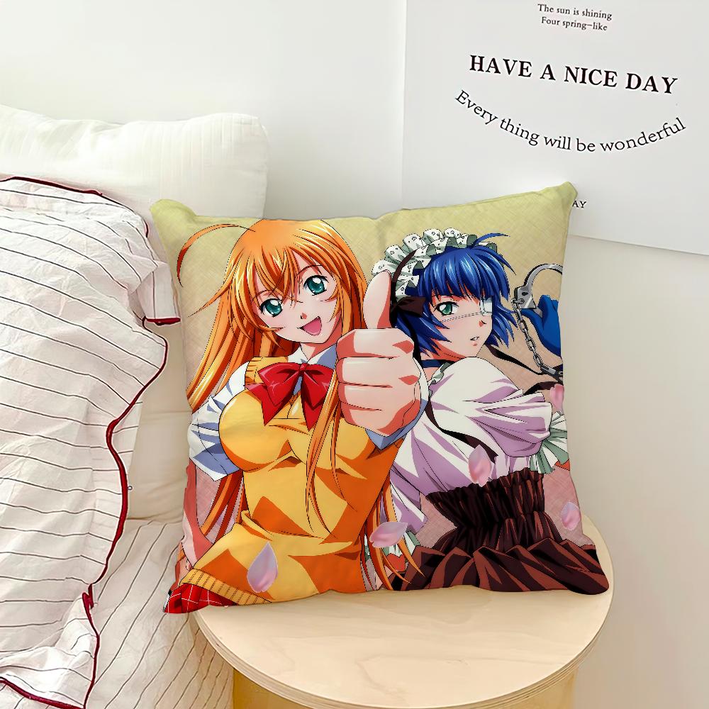 anime manga Ikki tousen Dragon D-Destiny Comfortable soft hogar pillowcase for Sofa Living Room Bed Home Decor Protective Covers