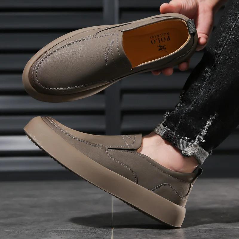 Herrenschuhe Luxus Rindsleder Schuh Klassische Slipper Loafer Mokassins Leder Sneaker für Herren Weiche Sohle Fahrschuh Herrenschuhe