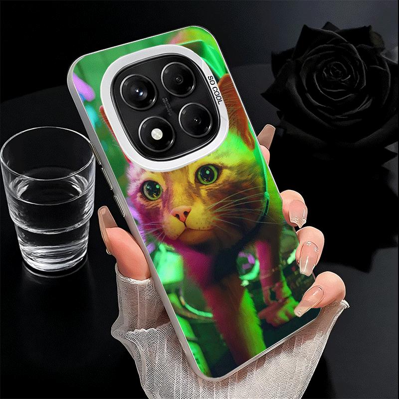 Stray Cat Game B-12 Weiche Handyhülle für Xiaomi Redmi Note 13 14 15 Pro Plus 12S 12 11S 11 11T 10S 10 Stoßfeste Abdeckung Rückschale
