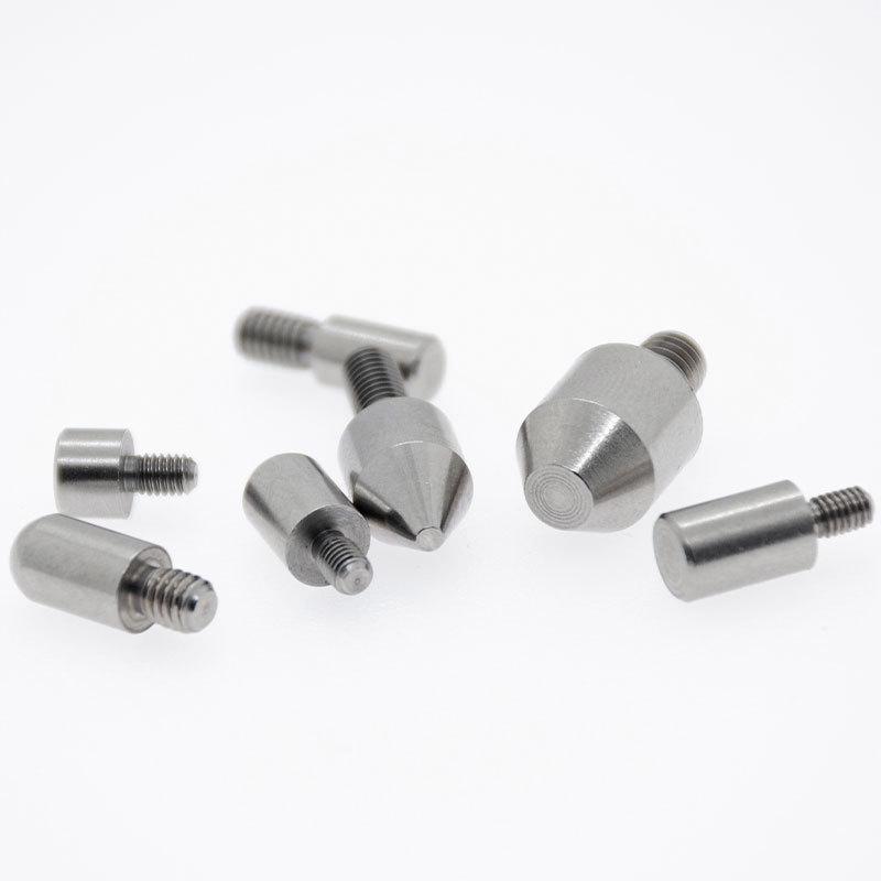 Stainless Steel External Thread Dowel Pin with Tapered/Round/Flat Head, Locating Column M3/M4/M5/M6
