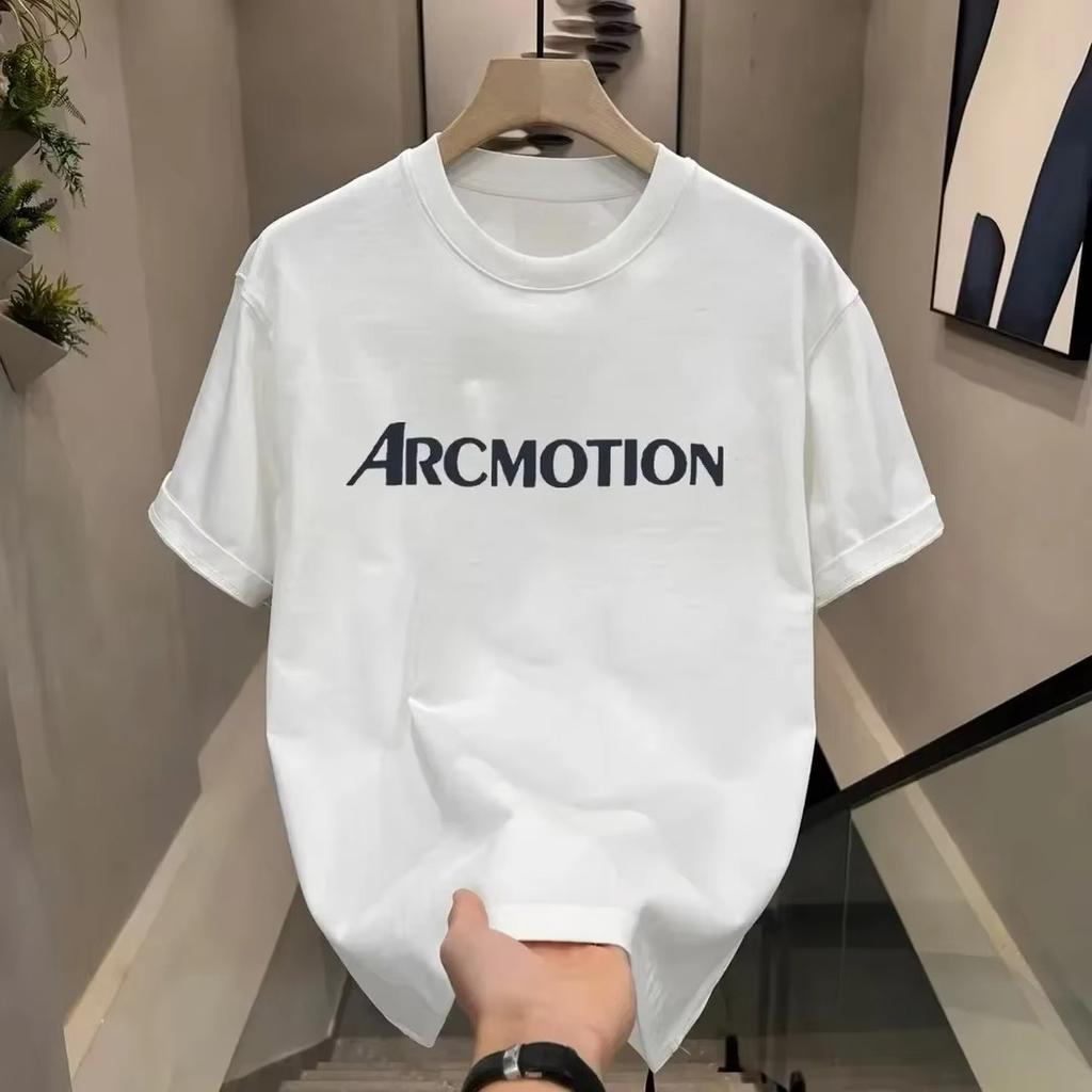 Sommer Kurzarm Herren- und Damenmode Rundhals Einfacher Druck Vielseitige Mode Lässiges Oberteil T-Shirt