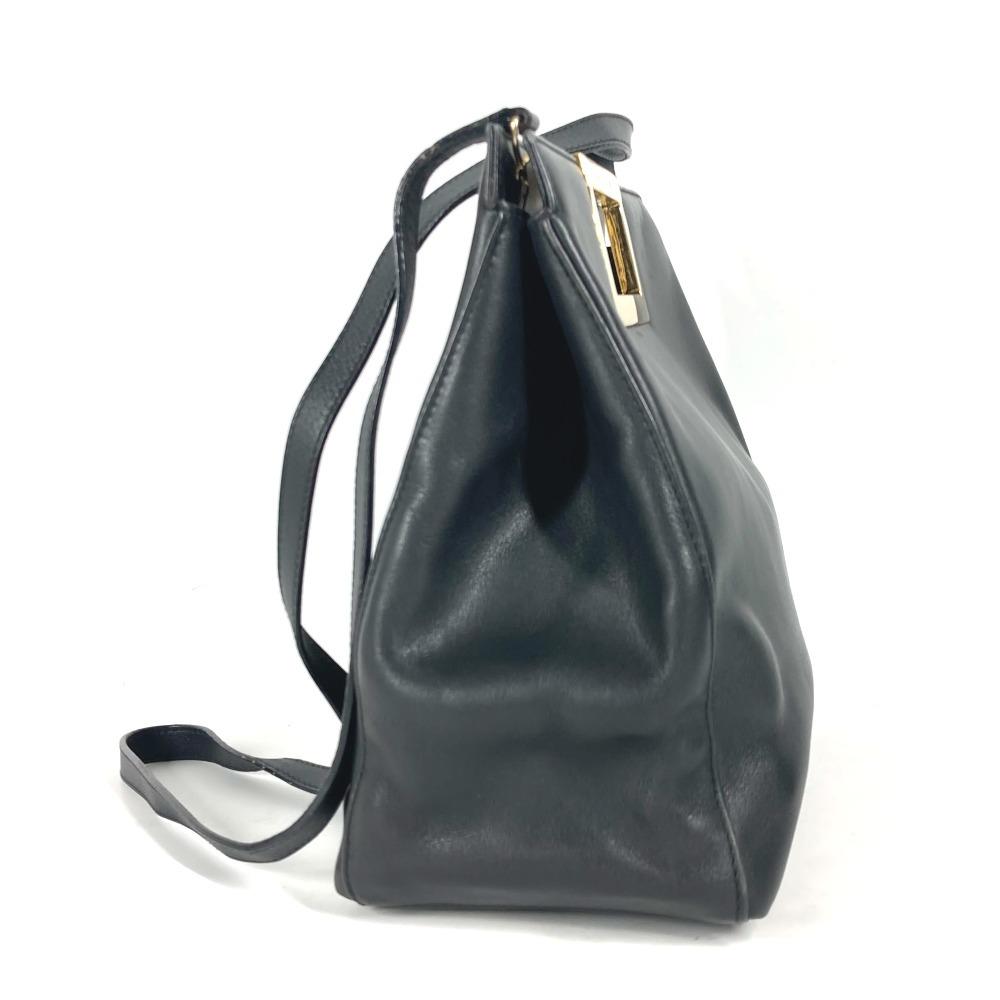 Salvatore Ferragamo Logo metal handle 2-way bag Handbag Shoulder Bag
