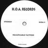 Disco de 12 polegadas SADE Tatuagem Removível HOA1 H.O.A. Registros 1998 Canadá Dança Eletrônica Usado