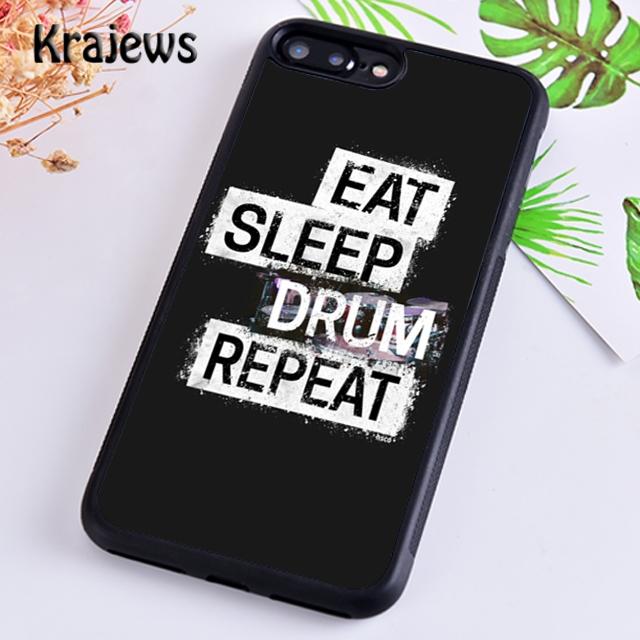 Krajews Musikinstrument Trommel Handyhülle Cover Für iPhone 14 5 6s 7 8 plus X XR XS 11 12 13 pro max Samsung S21 S22 ultra Plus