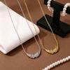 Exquisite Angel Wing Titanium Steel Necklace for Women - Niche Design with Clavicle Chain