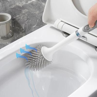 Toilettenbürste Langstielige Toilettenbürste Reiniger Und Halter Ergonomisch Scheuerfest Schrubber Reinigungsgerät Für Steinboden Fliese