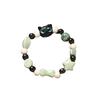 Creative Ceramic Cat Bear Beaded Bracelet Dopamine Color Small Fresh Color Retro Literary Bracelet Women