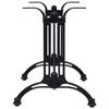 VidaXL Pied de Table de Bistro Pied de Table de Remplacement Jambe de Rechange de Table de Bistro Accessoire de Meuble Noir 325436